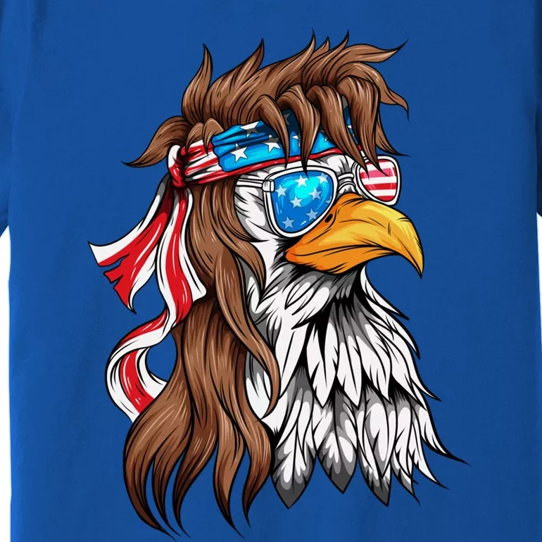 Usa Eagle Us Flag Bandana America National Day Gift Premium T-Shirt