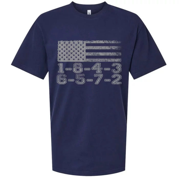 Usa Flag 18436572 Firing Order Small Block Engine Gift Sueded Cloud Jersey T-Shirt