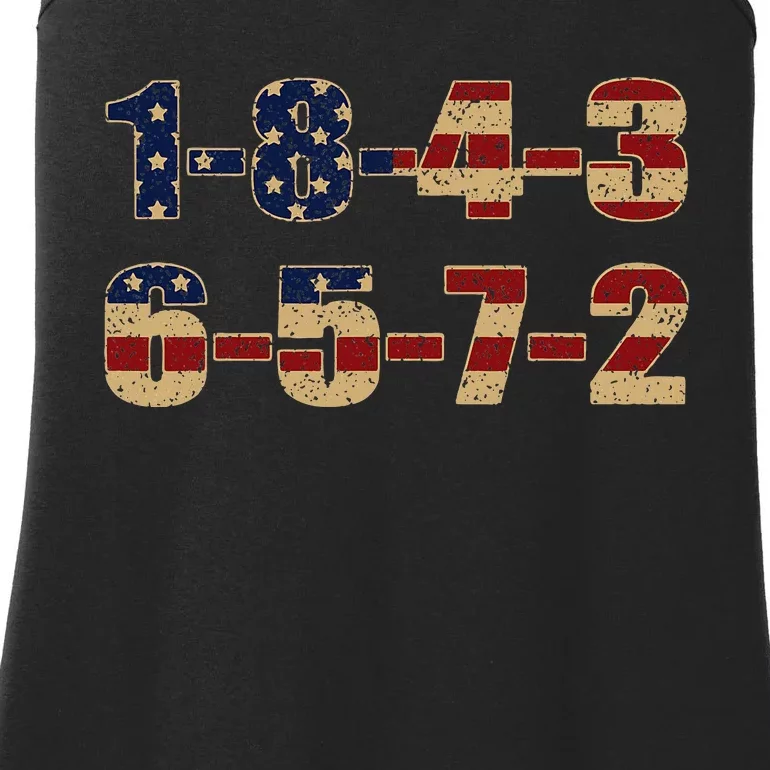 USA Flag 18436572 Firing Order Small Block Ladies Essential Tank