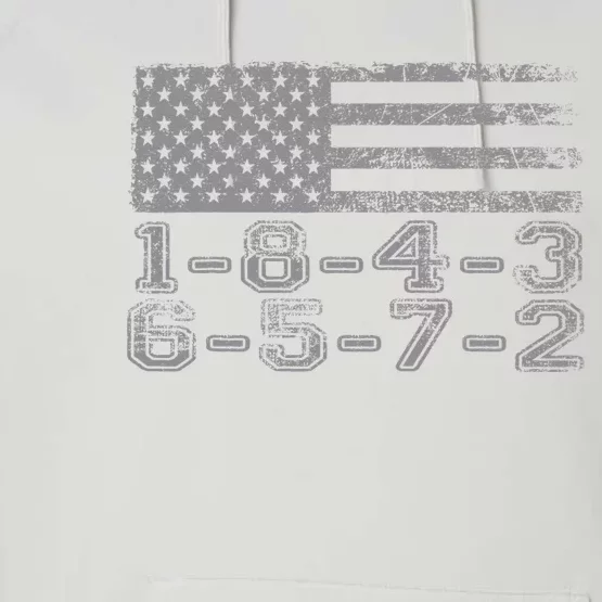 USA Flag 18436572 Firing Order Small Block Engine V8 Block Performance Fleece Hoodie