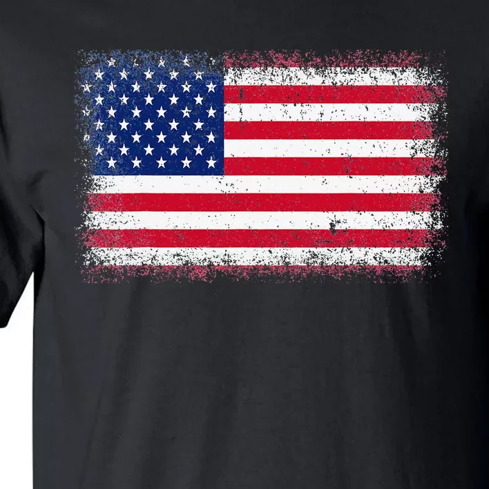 US Flag 4th of July USA Flag American Flag Tall T-Shirt