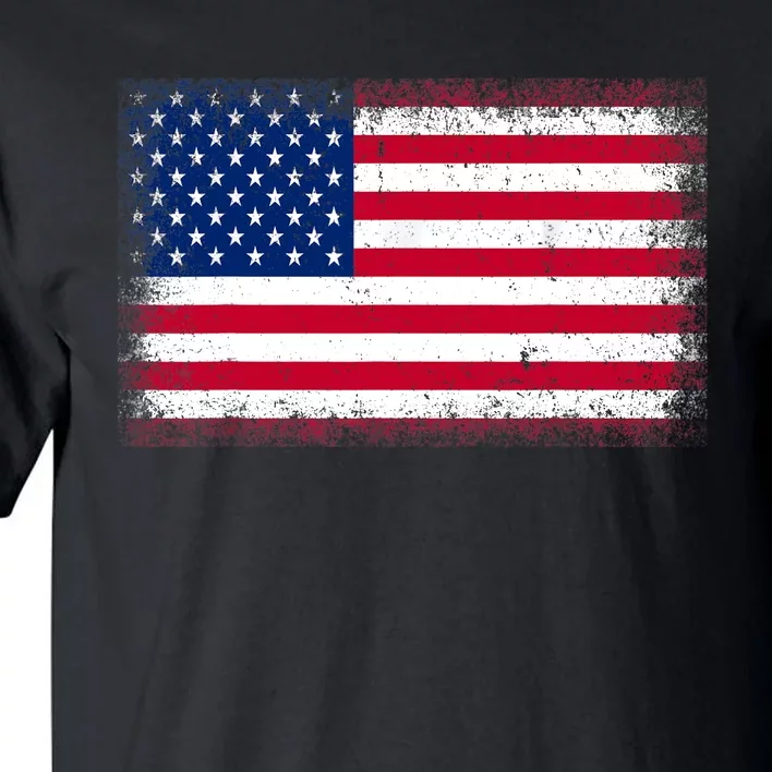 US Flag 4th Of July USA Flag American Flag Tall T-Shirt