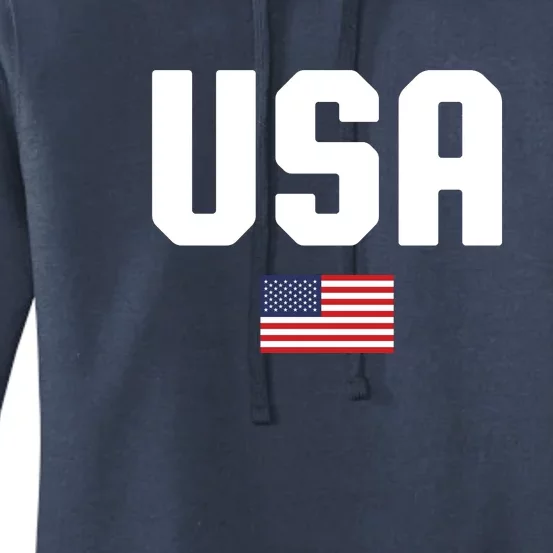 US Flag 4th Of July Memorial Day American Pride Women's Pullover Hoodie