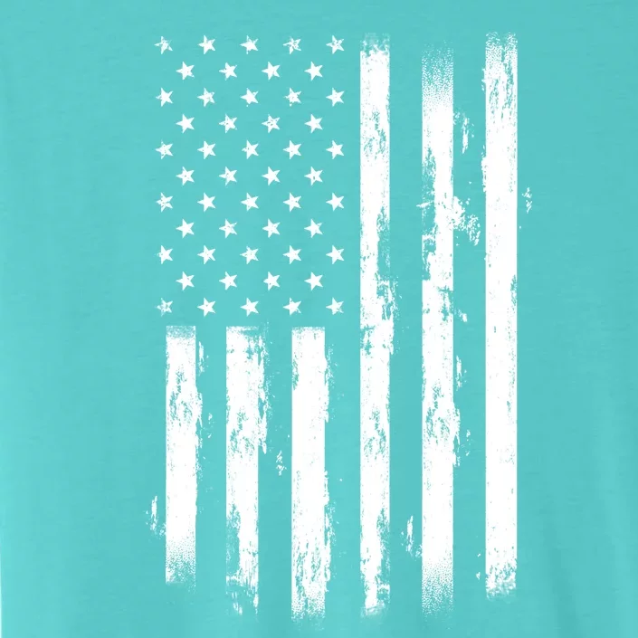 Usa Flag 4th July United States Us Tattered American Flag Gift ChromaSoft Performance T-Shirt