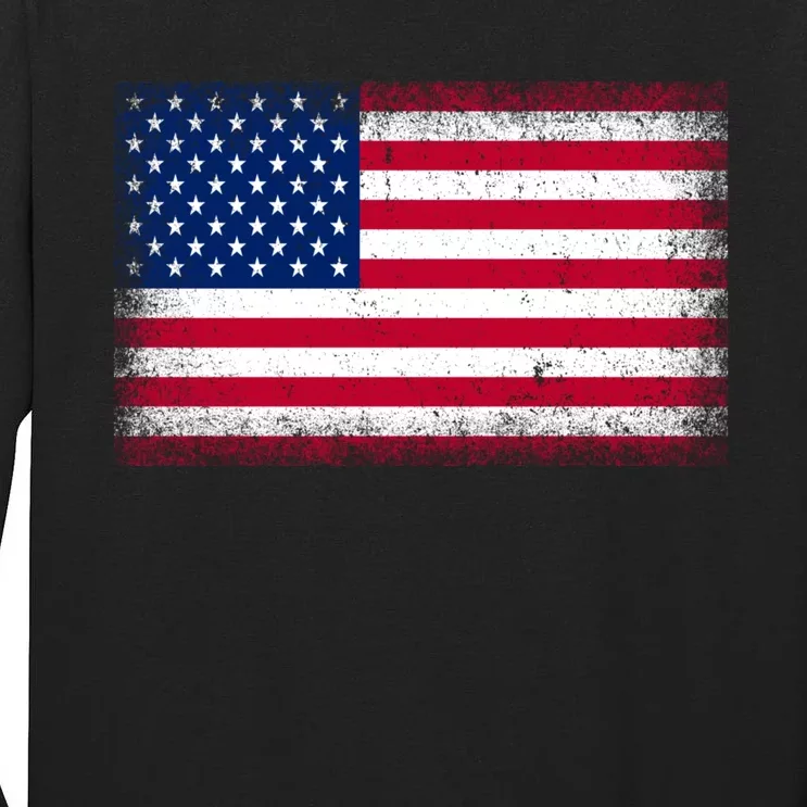 Us Flag 4th Of July Usa Flag American Flag Tall Long Sleeve T-Shirt