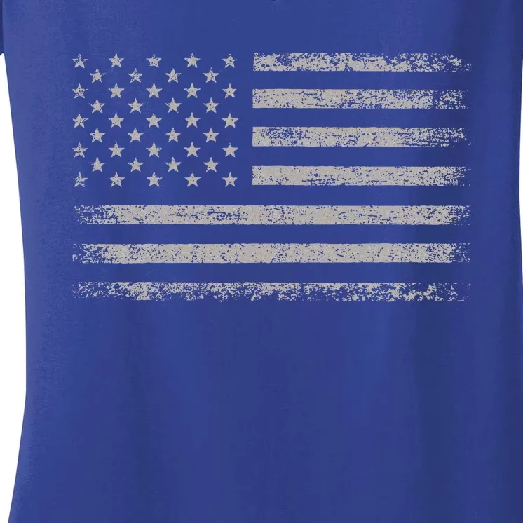 Usa Flag American Flag United States Of America Women's V-Neck T-Shirt