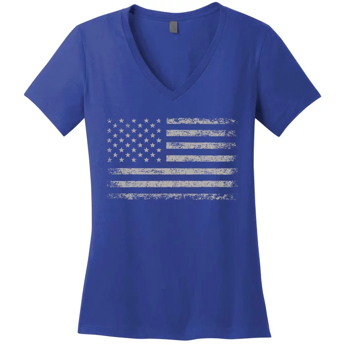 Usa Flag American Flag United States Of America Women's V-Neck T-Shirt