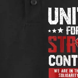 United For A Strong Contract UAW Strike UAW Strong Dry Zone Grid Performance Polo