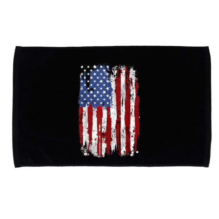 Usa Flag American Flag United States Of America 4th Of July Microfiber Hand Towel