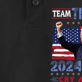 Us Flag American Team Trump 2024 Make Liberals Cry Again Dry Zone Grid Performance Polo