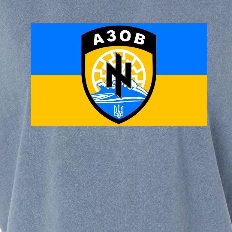 Ukraine Flag Azov Battalion A30B Shield Special Forces Garment-Dyed Women's Muscle Tee