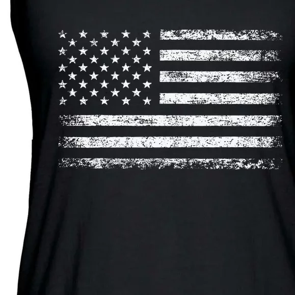 Usa Flag American Flag United States Of America Ladies Essential Flowy Tank