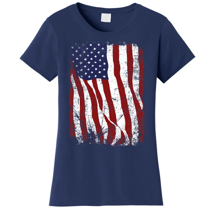 USA Flag American Flag United States Of America 4th Of July Women's T-Shirt