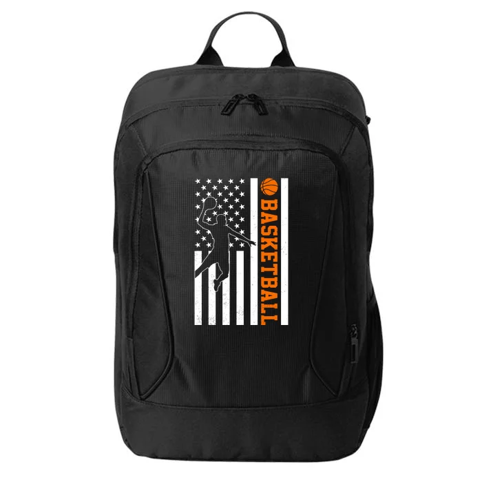 Usa Flag Basketball Player Gift Funny Sport City Backpack