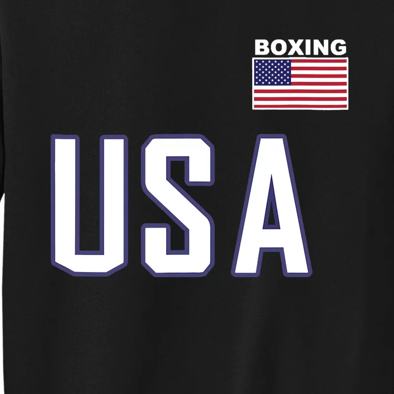 USA Flag Boxing Cool Boxer Training Equipment Sweatshirt