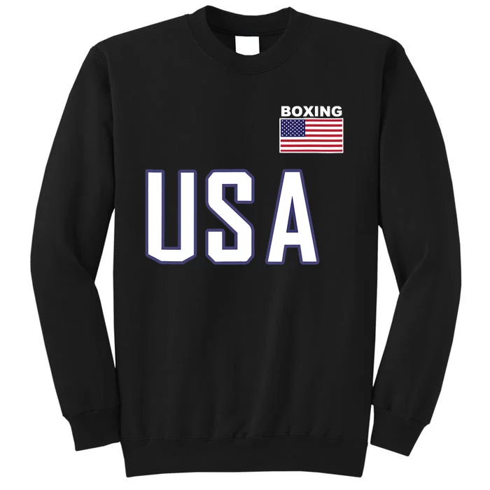 USA Flag Boxing Cool Boxer Training Equipment Sweatshirt