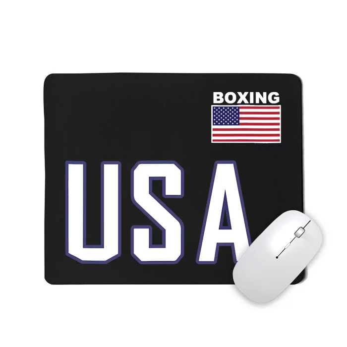 USA Flag Boxing Cool Boxer Training Equipment Mousepad