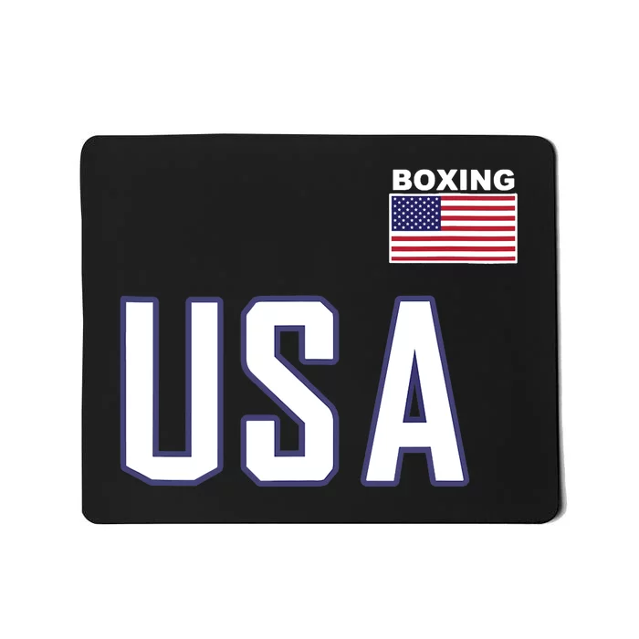 USA Flag Boxing Cool Boxer Training Equipment Mousepad