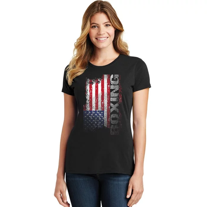 USA Flag Boxing  Boxer Gift Women's T-Shirt