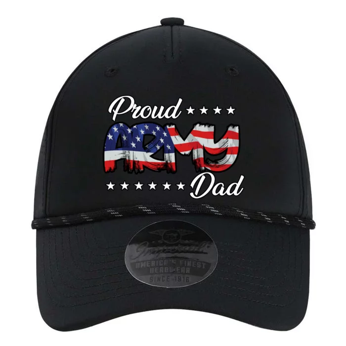 Us Flag Bold Proud Army Dad Cool Gift Performance The Dyno Cap