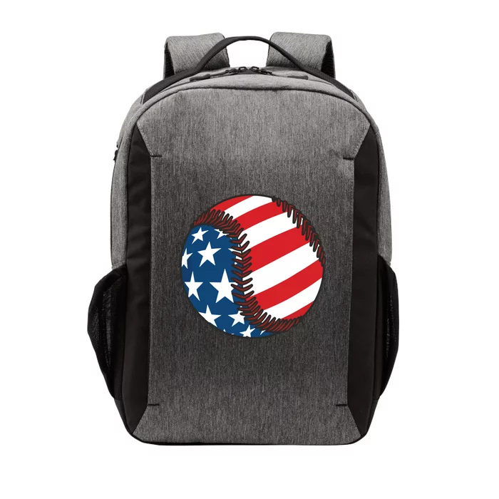 USA Flag Baseball Ball Sport Lover Gifts Idea Unisex Vector Backpack