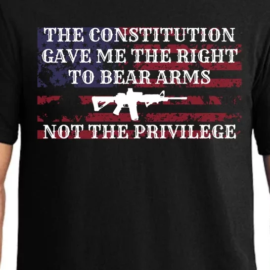 Usa Flag Constitution 2a Tee Right Not The Privilege Gift Pajama Set