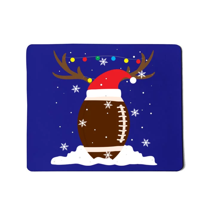 Usa Football Christmas Winter Reindeer Gift Mousepad