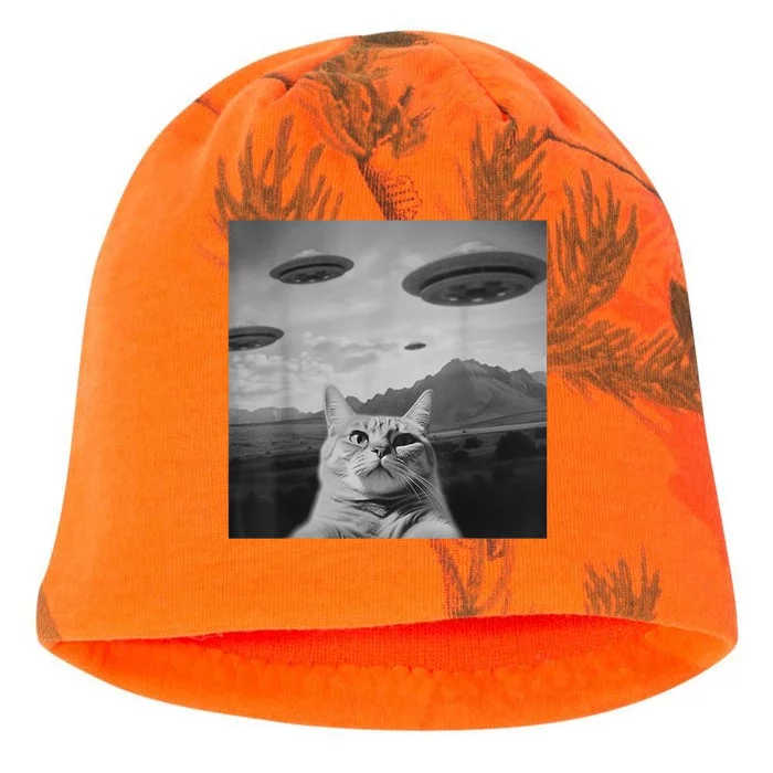 UFO Funny Cat Kati - Camo Knit Beanie