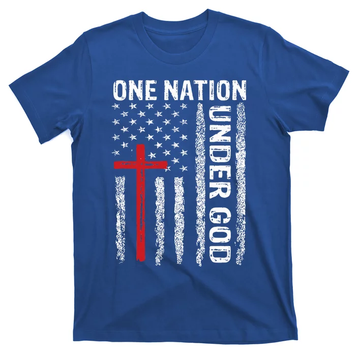 USA Flag Christian Faith Family Freedom T-Shirt