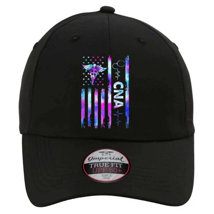 US Flag CNA Cute Certified Nursing Assistant The Original Performance Cap