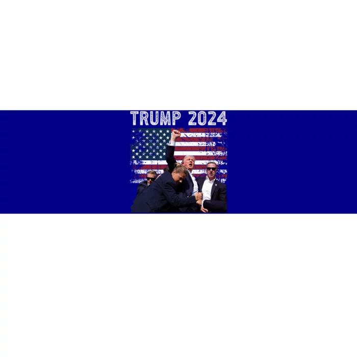 Us Flag Donald Trump Election Rally Shooting 2024 Gift Bumper Sticker