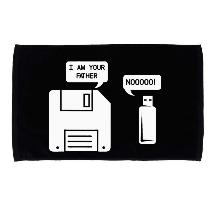 USB Floppy Disk I am Your Father Geek Gifts Microfiber Hand Towel