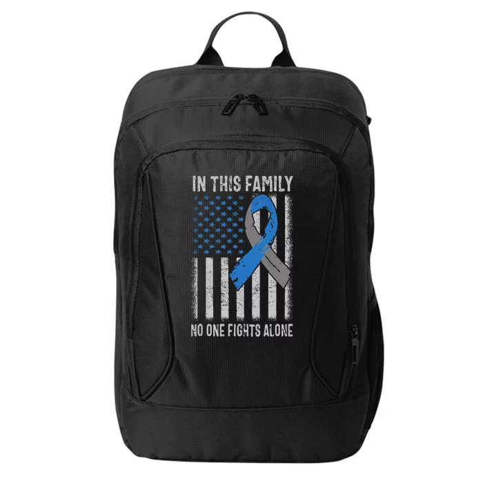 USA Flag Diabetes Type 1 Awareness Family Support City Backpack