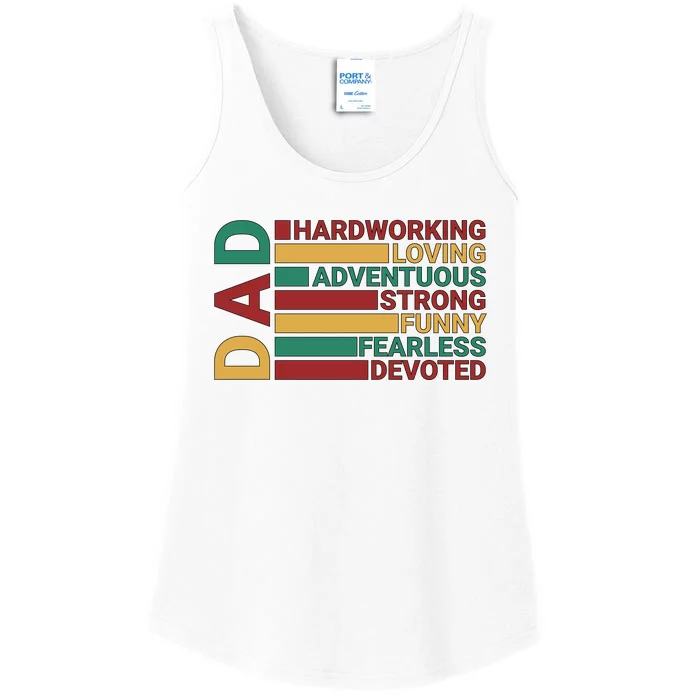 Unique FatherS Day Themed Graphic Ladies Essential Tank