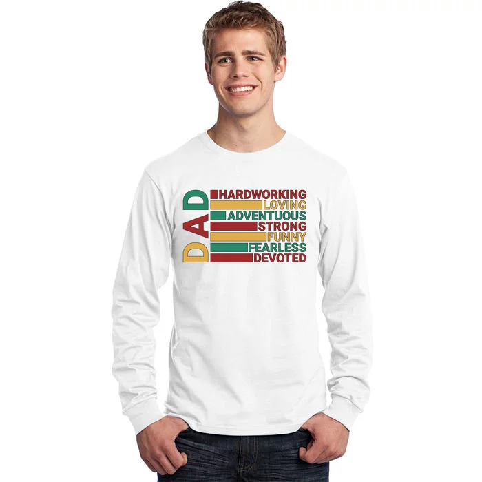 Unique FatherS Day Themed Graphic Tall Long Sleeve T-Shirt