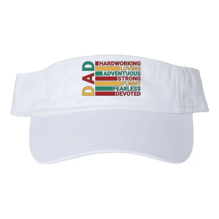 Unique FatherS Day Themed Graphic Valucap Bio-Washed Visor