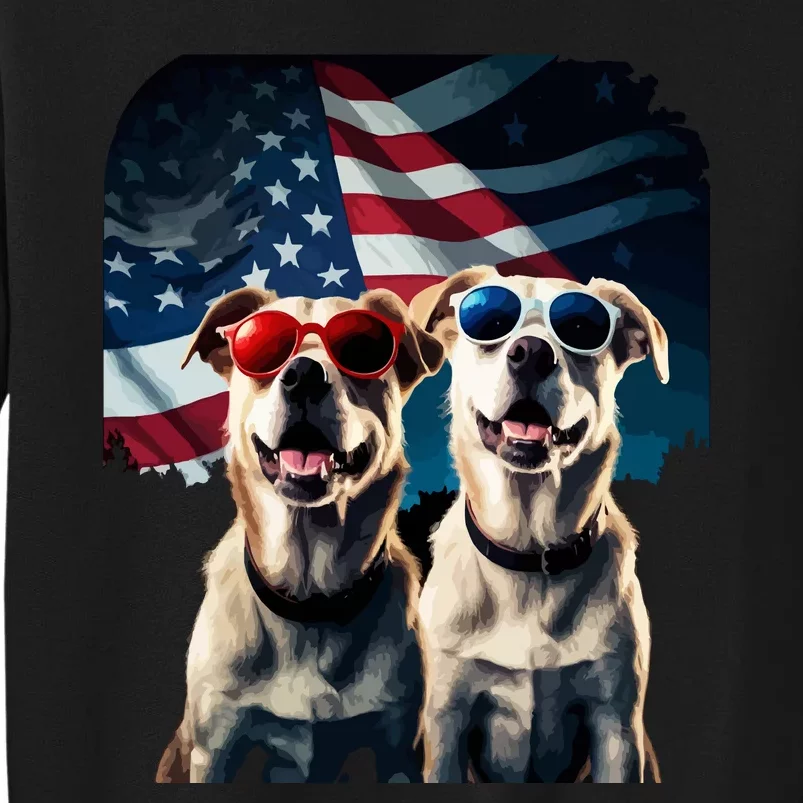 Usa Flag Dog Sweatshirt