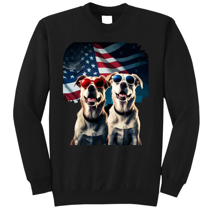 Usa Flag Dog Sweatshirt