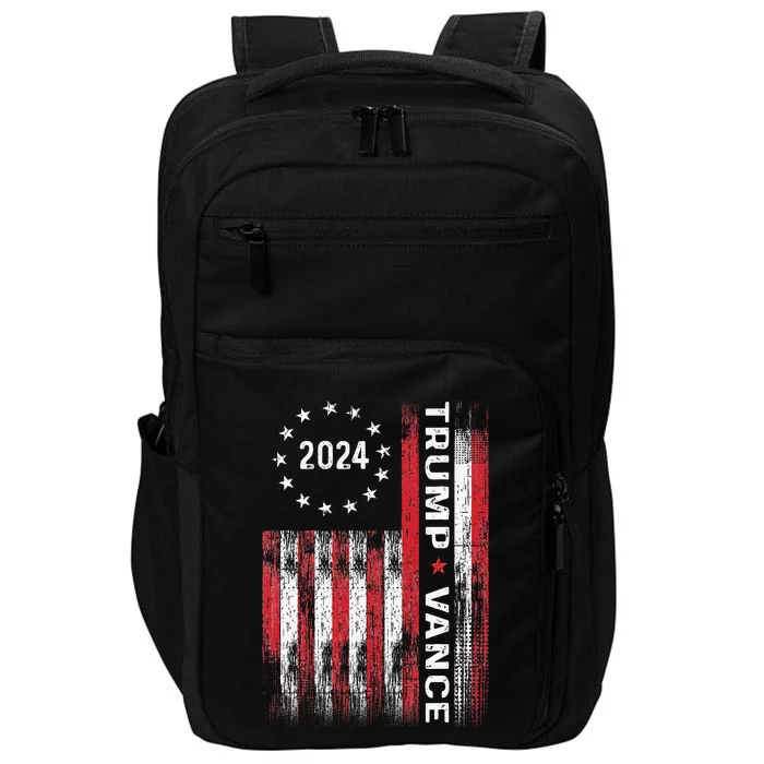 Usa Flag Election Trump Vance 2024 Vice President Impact Tech Backpack