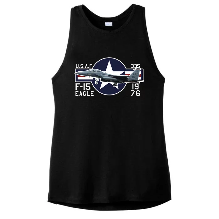 USAF F15 Eagle Ladies Tri-Blend Wicking Tank