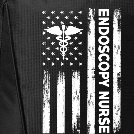 Usa Flag Endoscopy Nurse Design Proud Gi Nurses America Gift City Backpack