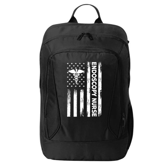 Usa Flag Endoscopy Nurse Design Proud Gi Nurses America Gift City Backpack