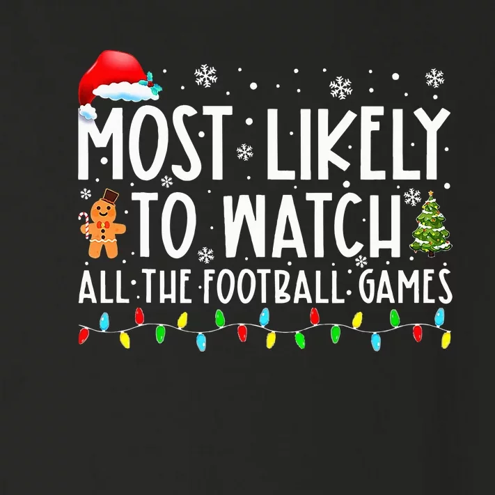 Ultimate Football Fanatic Christmas Gift Toddler Long Sleeve Shirt