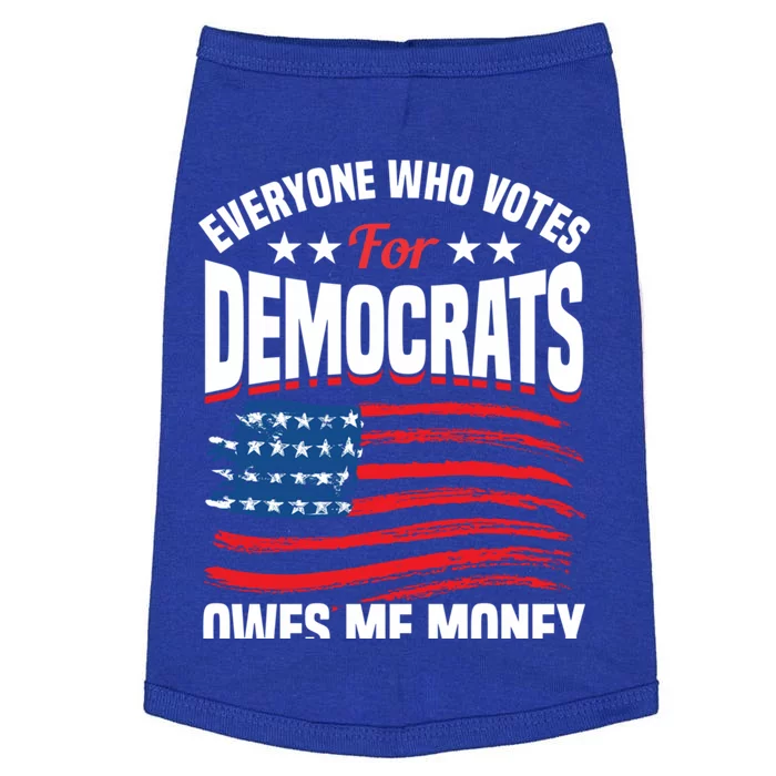 Usa Flag Funny Republican Great Gift Doggie Tank