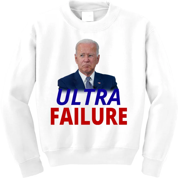 Ultra Failure Funny Anti Joe Biden Kids Sweatshirt