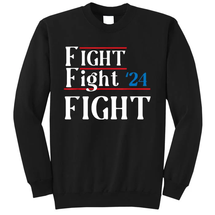 Usa Flag Fight For America Tall Sweatshirt