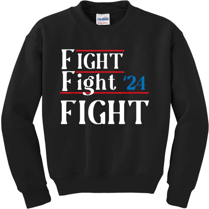 Usa Flag Fight For America Kids Sweatshirt