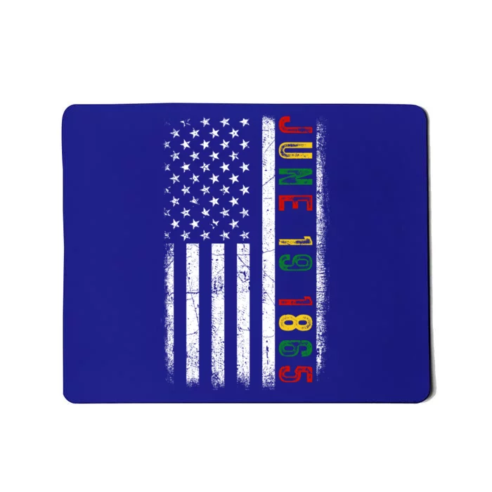 Usa Flag Freedom Juneteenth June 19 1865 Black Independence Meaningful Gift Mousepad