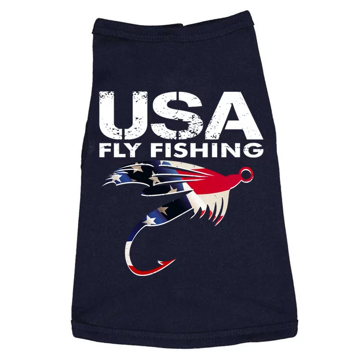 USA Fly Fishing Sport Fishing Fan Doggie Tank