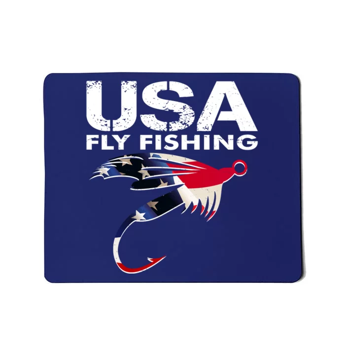 USA Fly Fishing Sport Fishing Fan Mousepad